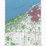 Western Michigan University IN-Michigan City West: Authoritative US Topos 1969 digital map