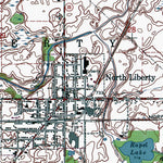 Western Michigan University IN-North Liberty: Authoritative US Topos 1974 digital map