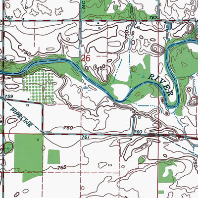 Western Michigan University IN-Pershing: Authoritative US Topos 1962 digital map