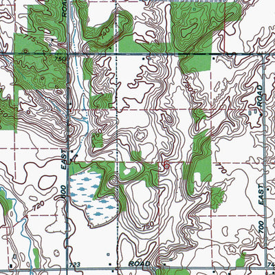 Western Michigan University IN-Stillwell: Authoritative US Topos 1974 digital map