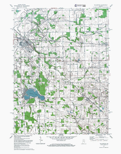 Western Michigan University IN-Walkerton: Authoritative US Topos 1972 digital map