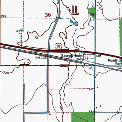 Western Michigan University IN-Wanatah: Authoritative US Topos 1972 digital map