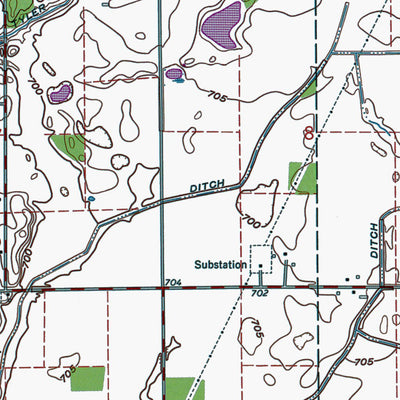 Western Michigan University IN-Winamac: Authoritative US Topos 1962 digital map