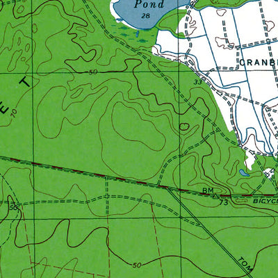 Western Michigan University MA-Siasconset: Authoritative US Topos 1972 digital map