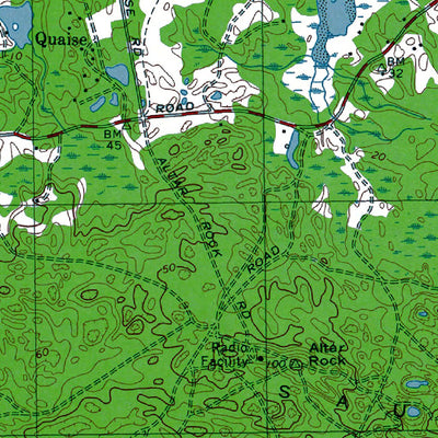Western Michigan University MA-Siasconset: Authoritative US Topos 1972 digital map