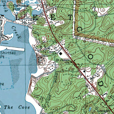 Western Michigan University MA-Wellfleet: Authoritative US Topos 1972 digital map