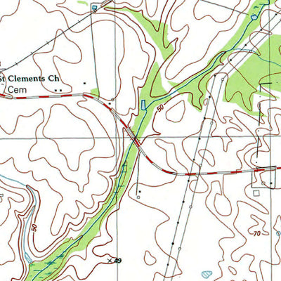 Western Michigan University MD-DE-Millington: Authoritative US Topos 1993 digital map