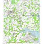 Western Michigan University MD-DE-Selbyville: Authoritative US Topos 1992 digital map
