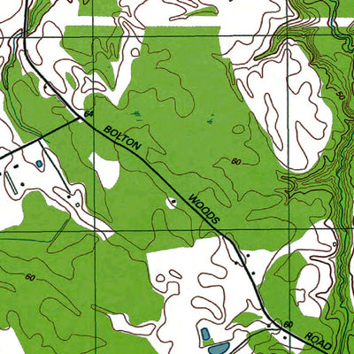 Western Michigan University MD-DE-Sudlersville: Authoritative US Topos 1993 digital map