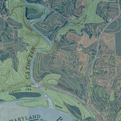 Western Michigan University MD-VA-Point of Rocks: GeoChange 1969-2012 digital map