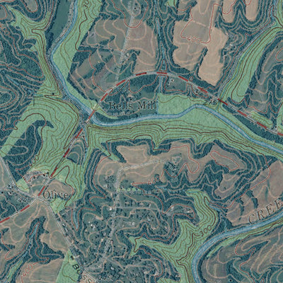 Western Michigan University MD-VA-Point of Rocks: GeoChange 1969-2012 digital map