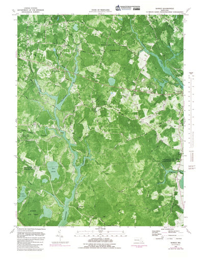 Western Michigan University MD-Wango: Authoritative US Topos 1982 digital map