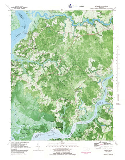 Western Michigan University MD-Wetipquin: Authoritative US Topos 1983 digital map