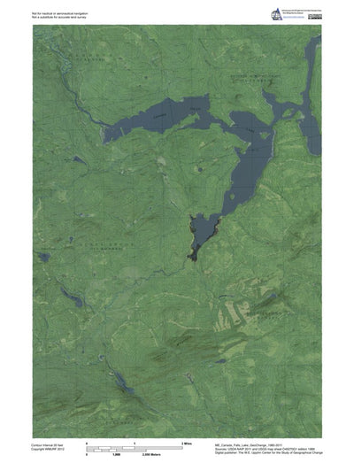 Western Michigan University ME-Canada Falls Lake: GeoChange 1985-2011 digital map