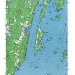 Western Michigan University ME-Louds Island: Authoritative US Topos 1955 digital map