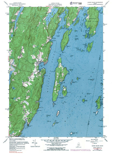 Western Michigan University ME-Louds Island: Authoritative US Topos 1955 digital map