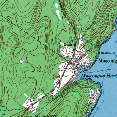 Western Michigan University ME-Louds Island: Authoritative US Topos 1955 digital map