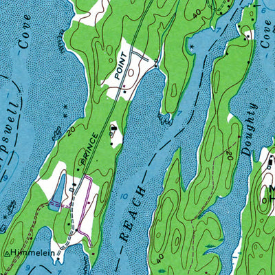 Western Michigan University ME-Orrs Island: Authoritative US Topos 1957 digital map