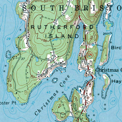 Western Michigan University ME-Pemaquid Point: Authoritative US Topos 1969 digital map