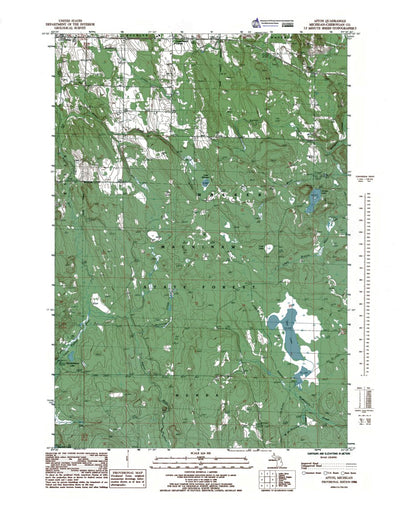 Western Michigan University MI-Afton: Authoritative US Topos 1986 digital map