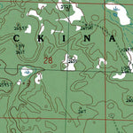 Western Michigan University MI-Afton: Authoritative US Topos 1986 digital map