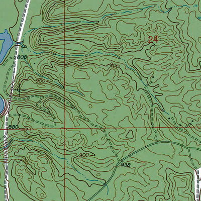 Western Michigan University MI-Alcona Dam Pond: Authoritative US Topos 1972 digital map