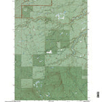 Western Michigan University MI-Aldridge Creek: Authoritative US Topos 1999 digital map