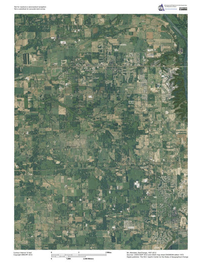 Western Michigan University MI-Allendale: GeoChange 1957-2012 digital map