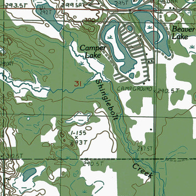 Western Michigan University MI-Altona: Authoritative US Topos 1985 digital map