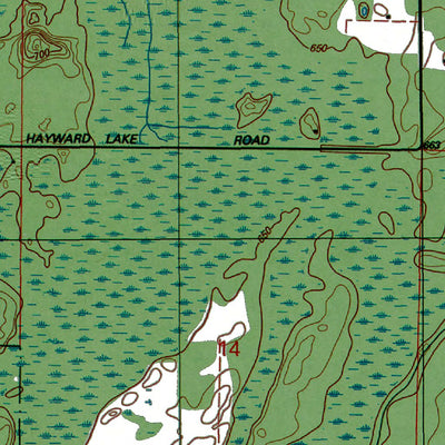 Western Michigan University MI-Arthur Bay: Authoritative US Topos 1989 digital map