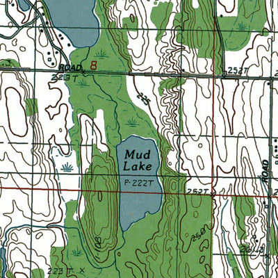 Western Michigan University MI-Atwood: Authoritative US Topos 1983 digital map