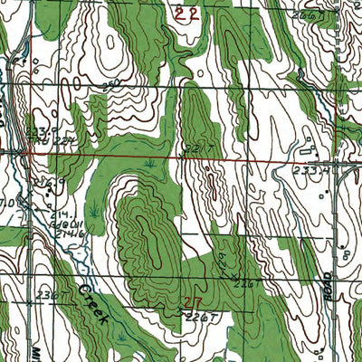 Western Michigan University MI-Atwood: Authoritative US Topos 1983 digital map