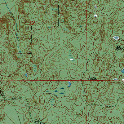 Western Michigan University MI-Au Sable Point SE: Authoritative US Topos 1966 digital map