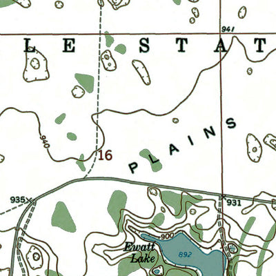 Western Michigan University MI-Au Sable Point SW: Authoritative US Topos 1966 digital map