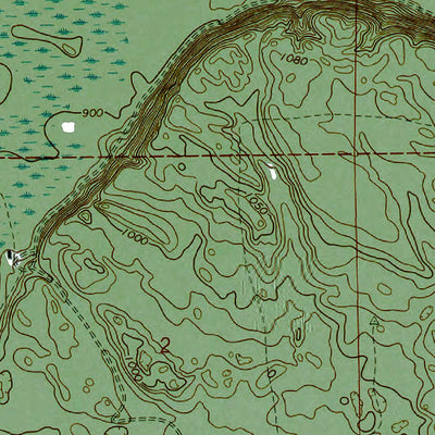Western Michigan University MI-Au Sable Point SW: Authoritative US Topos 1966 digital map