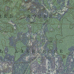 Western Michigan University MI-Au Sable Point SW: GeoChange 1965-2012 digital map