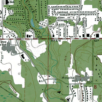 Western Michigan University MI-Averill: Authoritative US Topos 1973 digital map