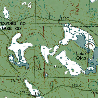 Western Michigan University MI-Axin: Authoritative US Topos 1987 digital map