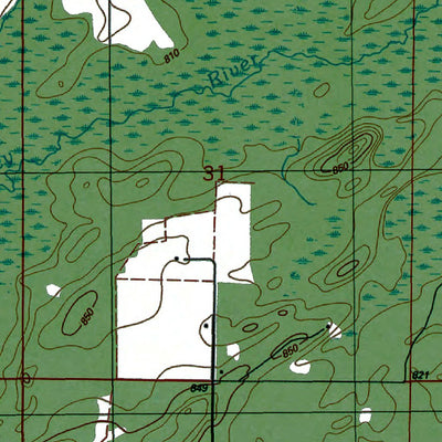 Western Michigan University MI-Banat: Authoritative US Topos 1989 digital map