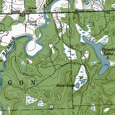 Western Michigan University MI-Barnes Lake: Authoritative US Topos 1963 digital map