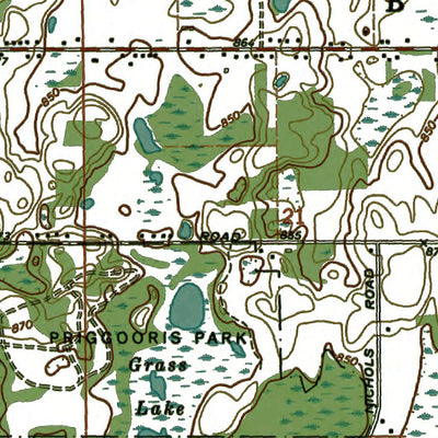 Western Michigan University MI-Bath: Authoritative US Topos 1972 digital map