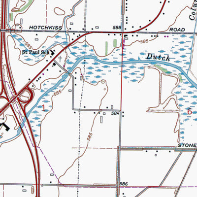 Western Michigan University MI-Bay City: Authoritative US Topos 1967 digital map