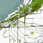 Western Michigan University MI-Bay Port East: Authoritative US Topos 1970 digital map