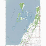 Western Michigan University MI-Bay Port West: Authoritative US Topos 1970 digital map
