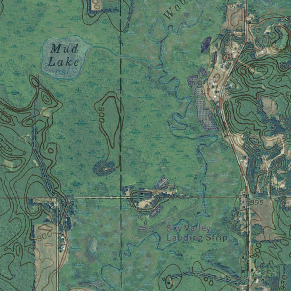 MIBedford GeoChange 19612012 map by Western Michigan University
