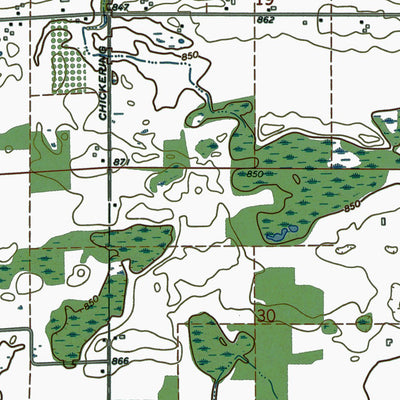 Western Michigan University MI-Belding: Authoritative US Topos 1972 digital map