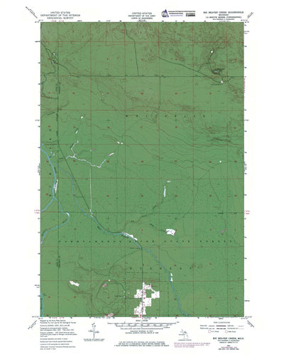 Western Michigan University MI-Big Beaver Creek: Authoritative US Topos 1951 digital map