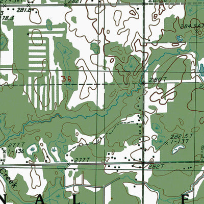 Western Michigan University MI-Big Prairie: Authoritative US Topos 1985 digital map