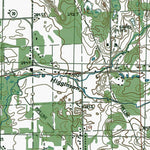 Western Michigan University MI-Big Rapids: Authoritative US Topos 1985 digital map