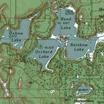 Western Michigan University MI-Big Star Lake: Authoritative US Topos 1987 digital map